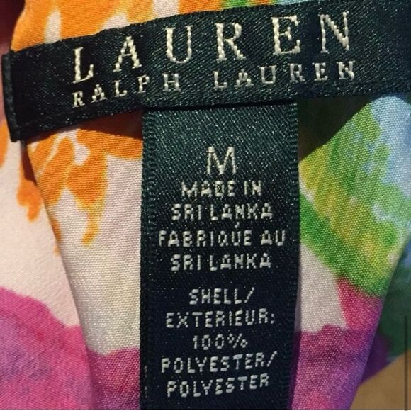 Lauren Ralph Lauren Floral Tank Top Size Medium . B14 - Picture 5 of 5